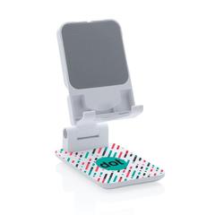 Vue Support téléphone et tablette de couleur blanc| Krokrodeal