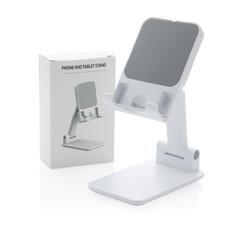 Vue Support téléphone et tablette de couleur blanc| Krokrodeal
