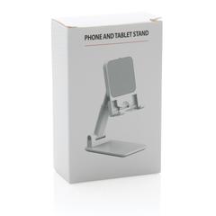 Vue Support téléphone et tablette de couleur blanc| Krokrodeal