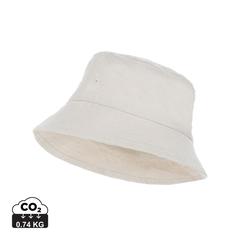 Vue Bob en toile 285 g/m² recyclé et non teintée Impact AWARE™ de couleur blanc| Krokrodeal