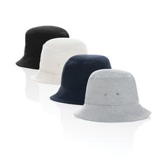 Vue Bob en toile 285 g/m² recyclé et non teintée Impact AWARE™ de couleur blanc| Krokrodeal