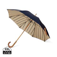 Vue Parapluie 23" en rPET AWARE™ VINGA Bosler de couleur bleu| Krokrodeal
