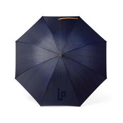 Vue Parapluie 23" en rPET AWARE™ VINGA Bosler de couleur bleu| Krokrodeal