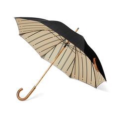 Vue Parapluie 23" en rPET AWARE™ VINGA Bosler de couleur noir| Krokrodeal