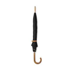 Vue Parapluie 23" en rPET AWARE™ VINGA Bosler de couleur noir| Krokrodeal