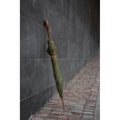 Vue Parapluie 23" en rPET AWARE™ VINGA Bosler de couleur vert| Krokrodeal