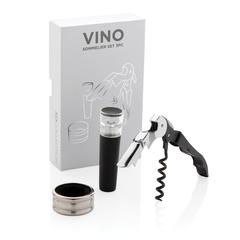 Vue Set sommelier 3pcs Vino de couleur gris| Krokrodeal