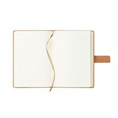 Vue VINGA Carnet de notes en toile recyclée RCS Bosler de couleur noir| Krokrodeal
