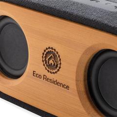 Vue Double enceinte Bamboo X de couleur marron| Krokrodeal