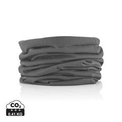 Vue Écharpe multifonctionnelle de couleur gris| Krokrodeal