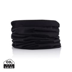 Vue Écharpe multifonctionnelle de couleur noir| Krokrodeal