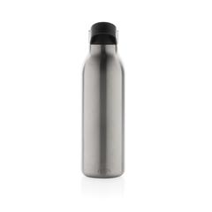 Vue Bouteille d'eau 500ml fliptop en acier RCS Avira Ara de couleur gris| Krokrodeal