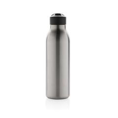 Vue Bouteille d'eau 500ml fliptop en acier RCS Avira Ara de couleur gris| Krokrodeal