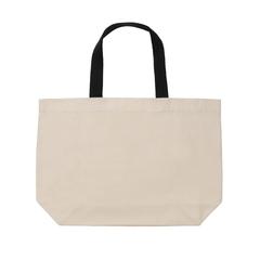 Vue Grand sac tote en toile 240 g/m² recyclée non teintée Aware™ de couleur blanc| Krokrodeal