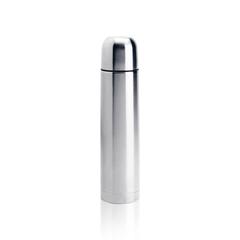 Vue Bouteille isotherme en acier inoxydable de couleur gris| Krokrodeal
