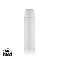 Vue Bouteille isotherme en acier inoxydable de couleur blanc| Krokrodeal