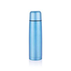 Vue Bouteille isotherme en acier inoxydable de couleur bleu| Krokrodeal