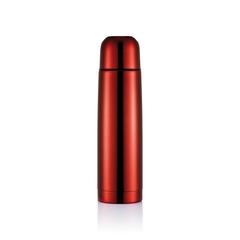 Vue Bouteille isotherme en acier inoxydable de couleur rouge| Krokrodeal
