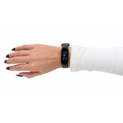Vue Bracelet connecté de couleur noir| Krokrodeal