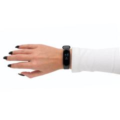 Vue Bracelet connecté de couleur noir| Krokrodeal