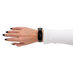 Vue Bracelet connecté de couleur noir| Krokrodeal