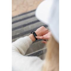 Vue Bracelet connecté de couleur noir| Krokrodeal