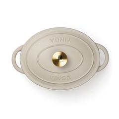Vue VINGA Marmite en fonte émaillée 3.5L Monte de couleur gris| Krokrodeal