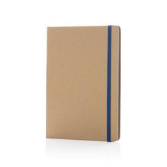 Vue Carnet kraft A5 de couleur bleu| Krokrodeal