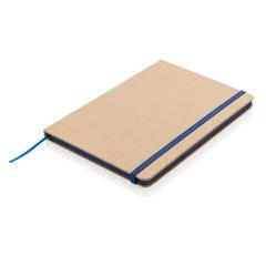 Vue Carnet kraft A5 de couleur bleu| Krokrodeal