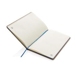 Vue Carnet kraft A5 de couleur bleu| Krokrodeal