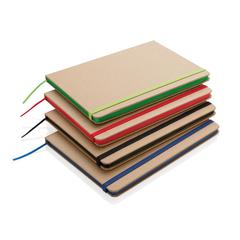 Vue Carnet kraft A5 de couleur bleu| Krokrodeal