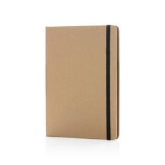 Vue Carnet kraft A5 de couleur noir| Krokrodeal