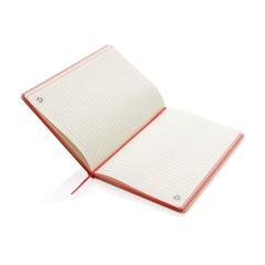 Vue Carnet kraft A5 de couleur rouge| Krokrodeal