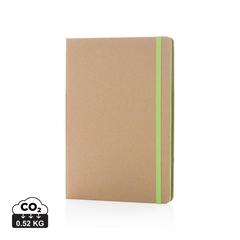 Vue Carnet kraft A5 de couleur vert| Krokrodeal