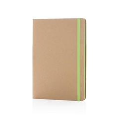 Vue Carnet kraft A5 de couleur vert| Krokrodeal
