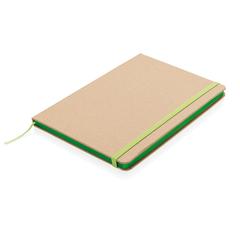 Vue Carnet kraft A5 de couleur vert| Krokrodeal