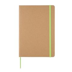 Vue Carnet kraft A5 de couleur vert| Krokrodeal