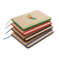 Vue Carnet kraft A5 de couleur vert| Krokrodeal