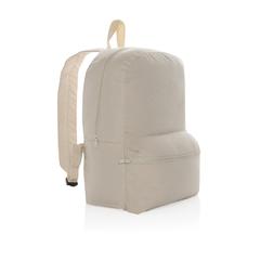Vue Sac à dos en toile recyclée 285g/m² non teintée Aware™ de couleur blanc| Krokrodeal
