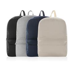 Vue Sac à dos en toile recyclée 285g/m² non teintée Aware™ de couleur blanc| Krokrodeal