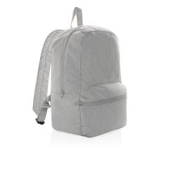 Vue Sac à dos en toile recyclée 285g/m² non teintée Aware™ de couleur gris| Krokrodeal