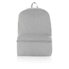 Vue Sac à dos en toile recyclée 285g/m² non teintée Aware™ de couleur gris| Krokrodeal