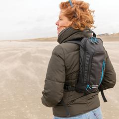 Vue Sac à dos de randonnée Explorer Small 7L de couleur bleu| Krokrodeal