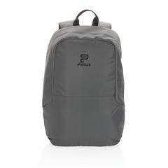Vue Sac à dos antivol en rPET Impact AWARE™ de couleur gris| Krokrodeal
