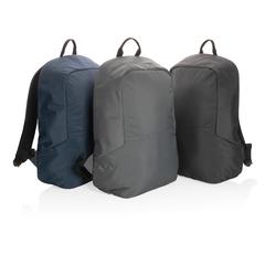 Vue Sac à dos antivol en rPET Impact AWARE™ de couleur gris| Krokrodeal
