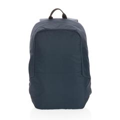 Vue Sac à dos antivol en rPET Impact AWARE™ de couleur bleu| Krokrodeal
