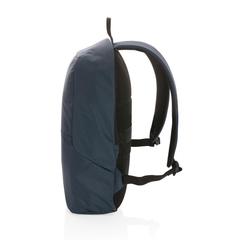 Vue Sac à dos antivol en rPET Impact AWARE™ de couleur bleu| Krokrodeal