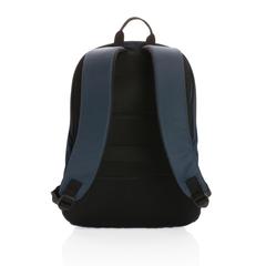 Vue Sac à dos antivol en rPET Impact AWARE™ de couleur bleu| Krokrodeal