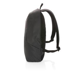 Vue Sac à dos antivol en rPET Impact AWARE™ de couleur noir| Krokrodeal