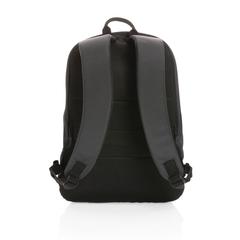 Vue Sac à dos antivol en rPET Impact AWARE™ de couleur noir| Krokrodeal